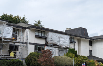 Balcony Waterproofing Membrane, Doors and Wooden Railings Replacement in White Rock
