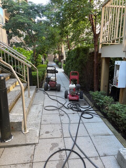 Pressure washing service in Port Coquitlam, BC