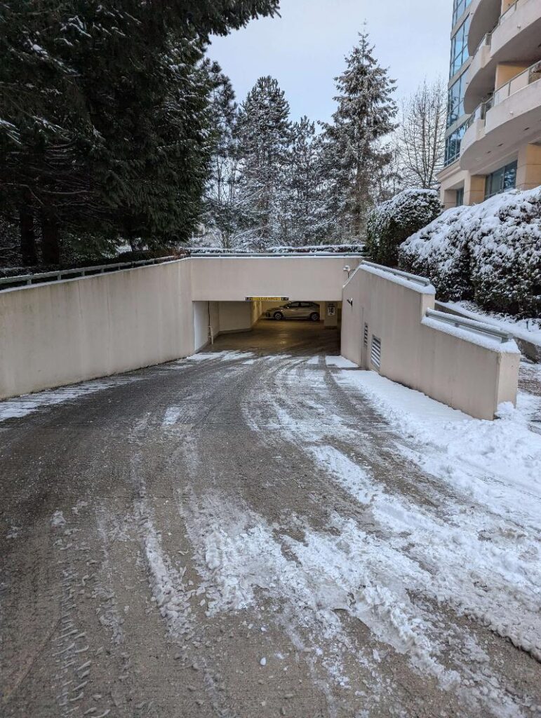 Property snow removal services