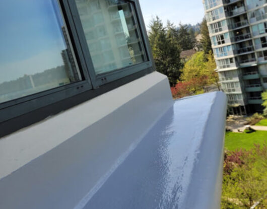 Exterior ledge and eyebrow membrane protection