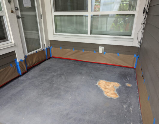 Balcony waterproof membrane and window seal care