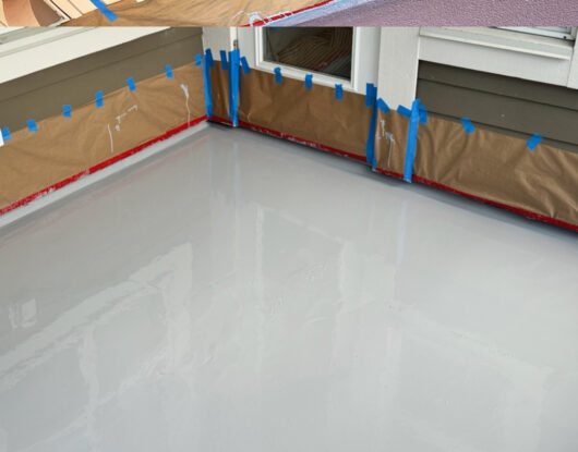 Balcony waterproofing and sealant maintenance