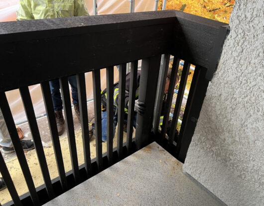 Balcony waterproofing and exterior door renewal