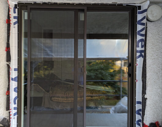 Balcony protective membrane and wooden features replacement