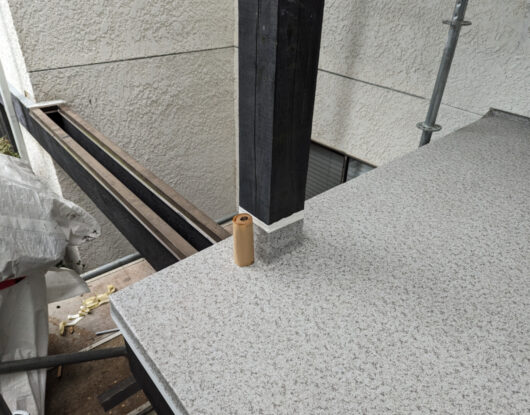 Balcony exterior waterproofing and railing/door renewal