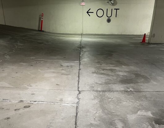 Concrete Crack Restoration Works in Vancouver Parkade