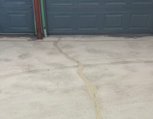 Crack repair in parking facility renovation