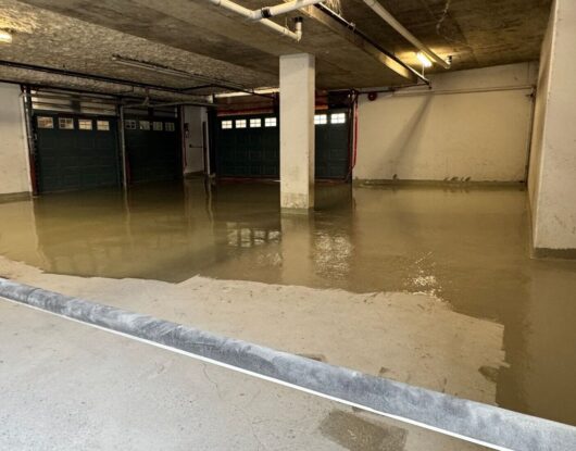 Waterproofing repair in multi-level parking facility