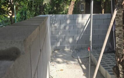 Concrete Block Wall Repair in Vancouver