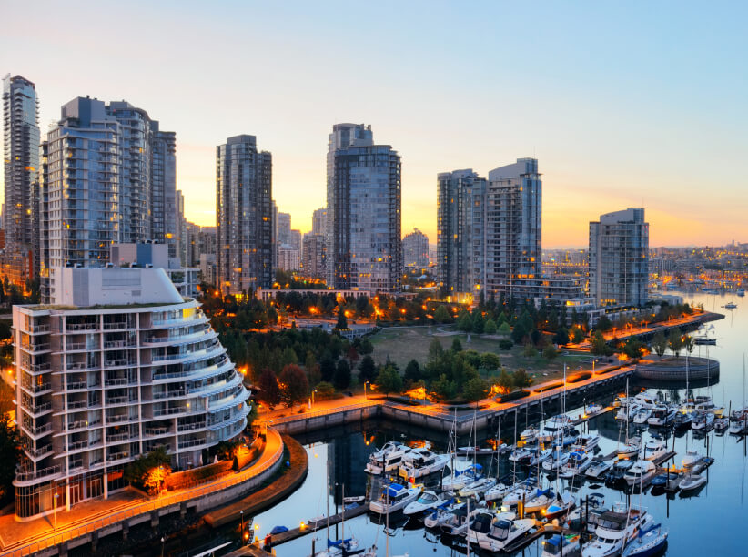 Buildings in Vancouver